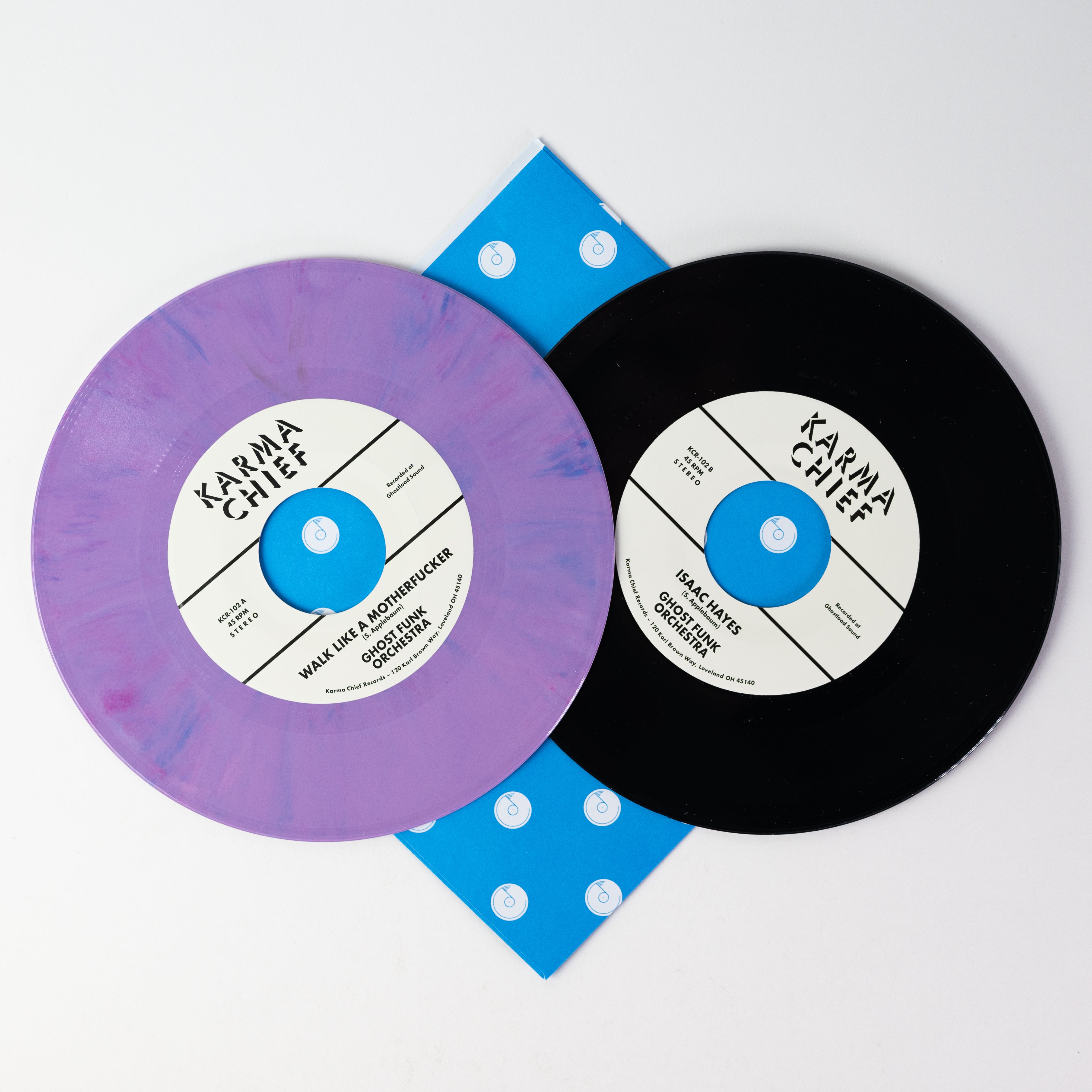 Ghost Funk Orchestra Walk Like A Motherfucker 45T violet funk