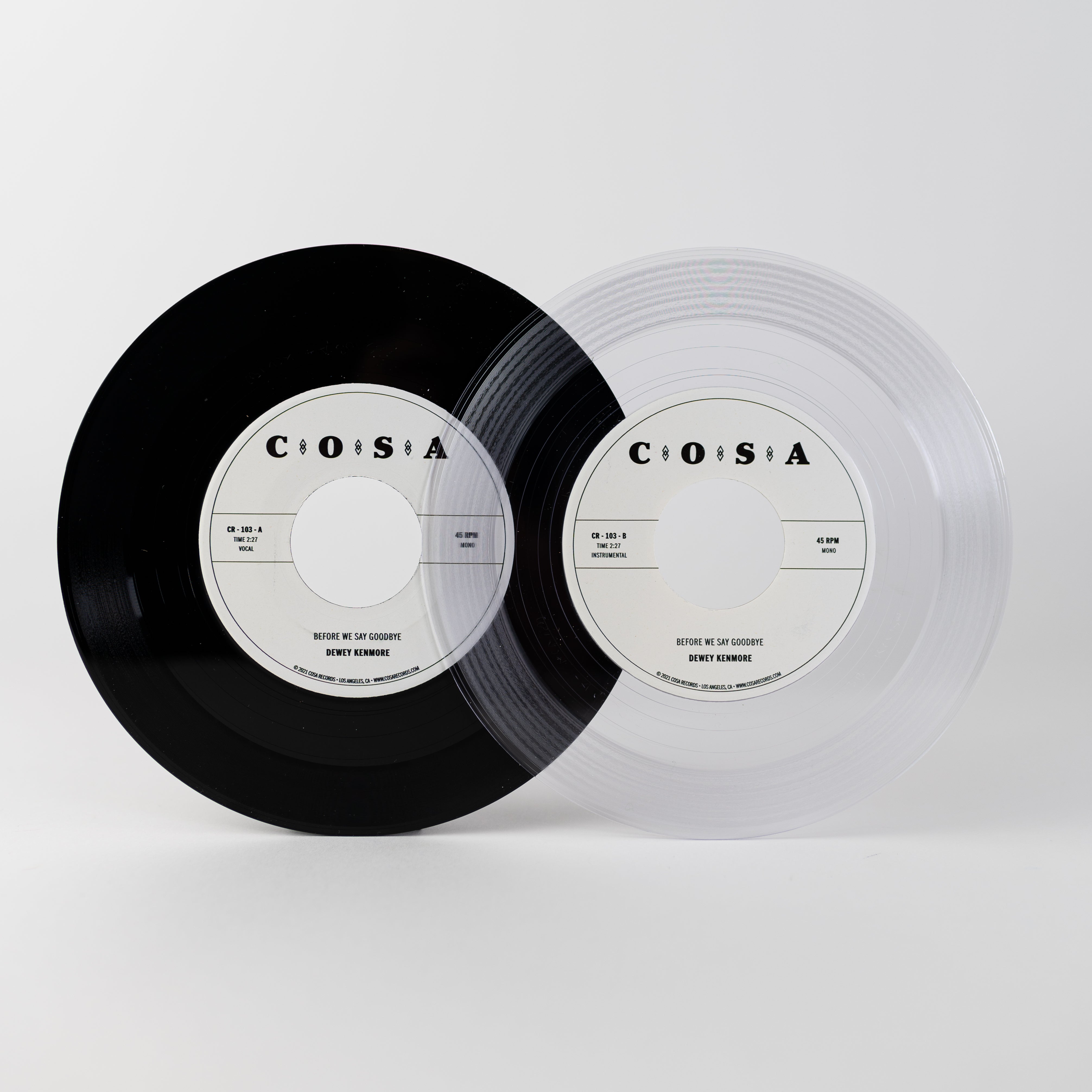 Dewey Kenmore Before We Say Goodbye 45t vinyle noir