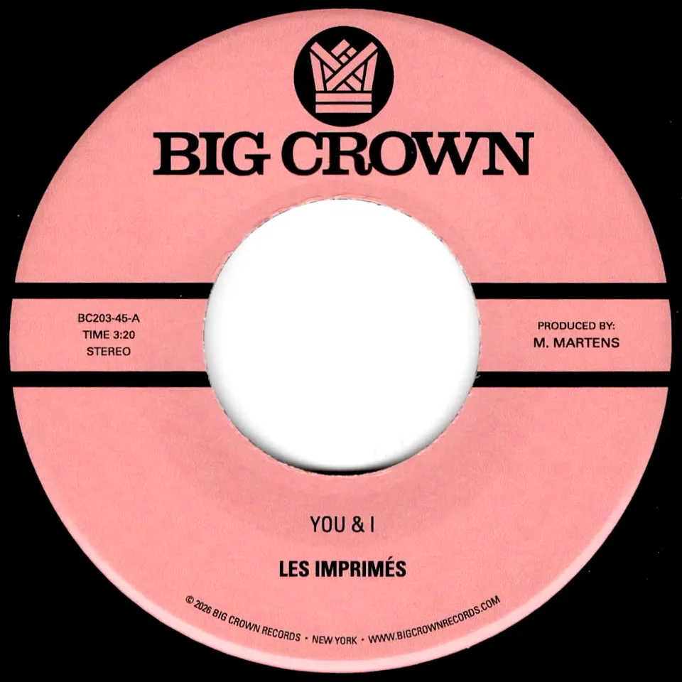 Les Imprimés You & I / Miss The Days 45T vinyle 7" soul