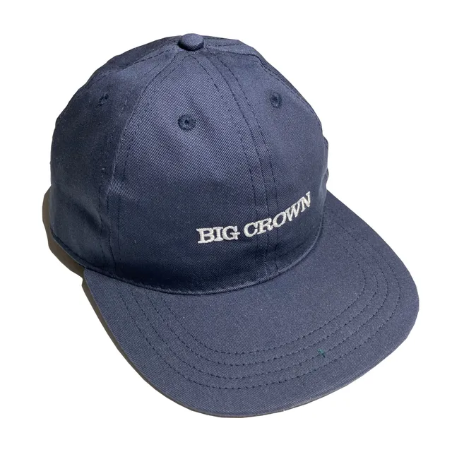 Big Crown Logo Cap casquette navy broderie blanche