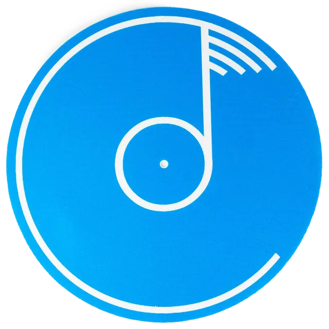 Colemine Slipmat couvre-plateau feutrine bleu