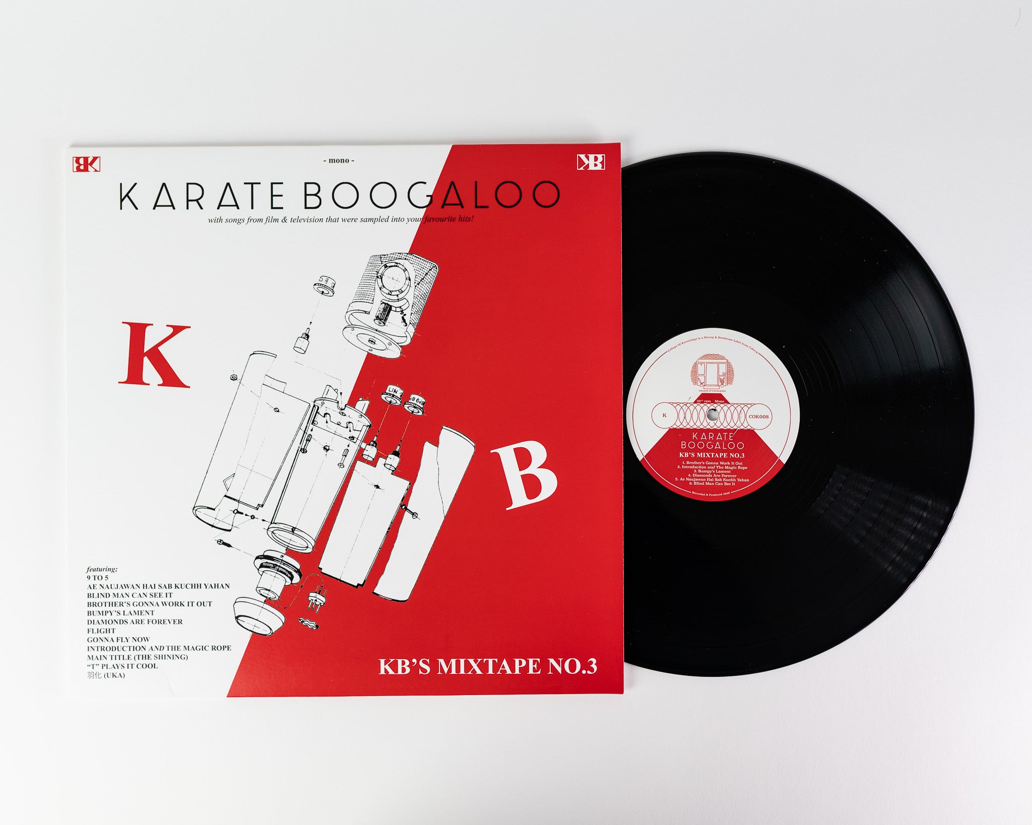 Karate Boogaloo Mixtape #3 album vinyle LP funk cinématique