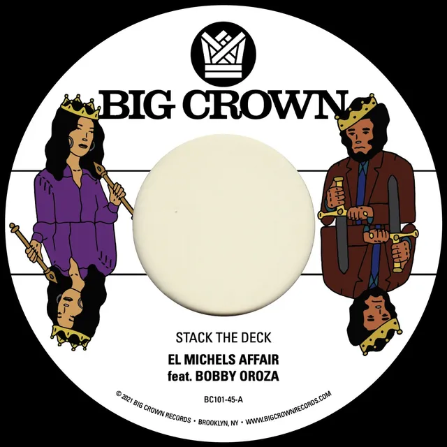 Big Crown El Michels Affair Stack The Deck 45 tours 7" soul funk
