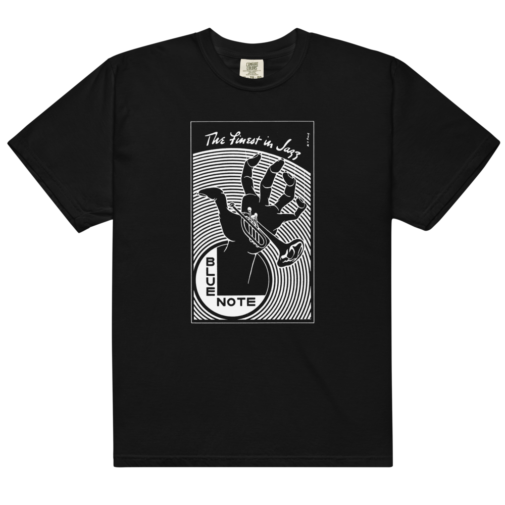 Blue Note Merch Catalog T-Shirt coton blanc et noir