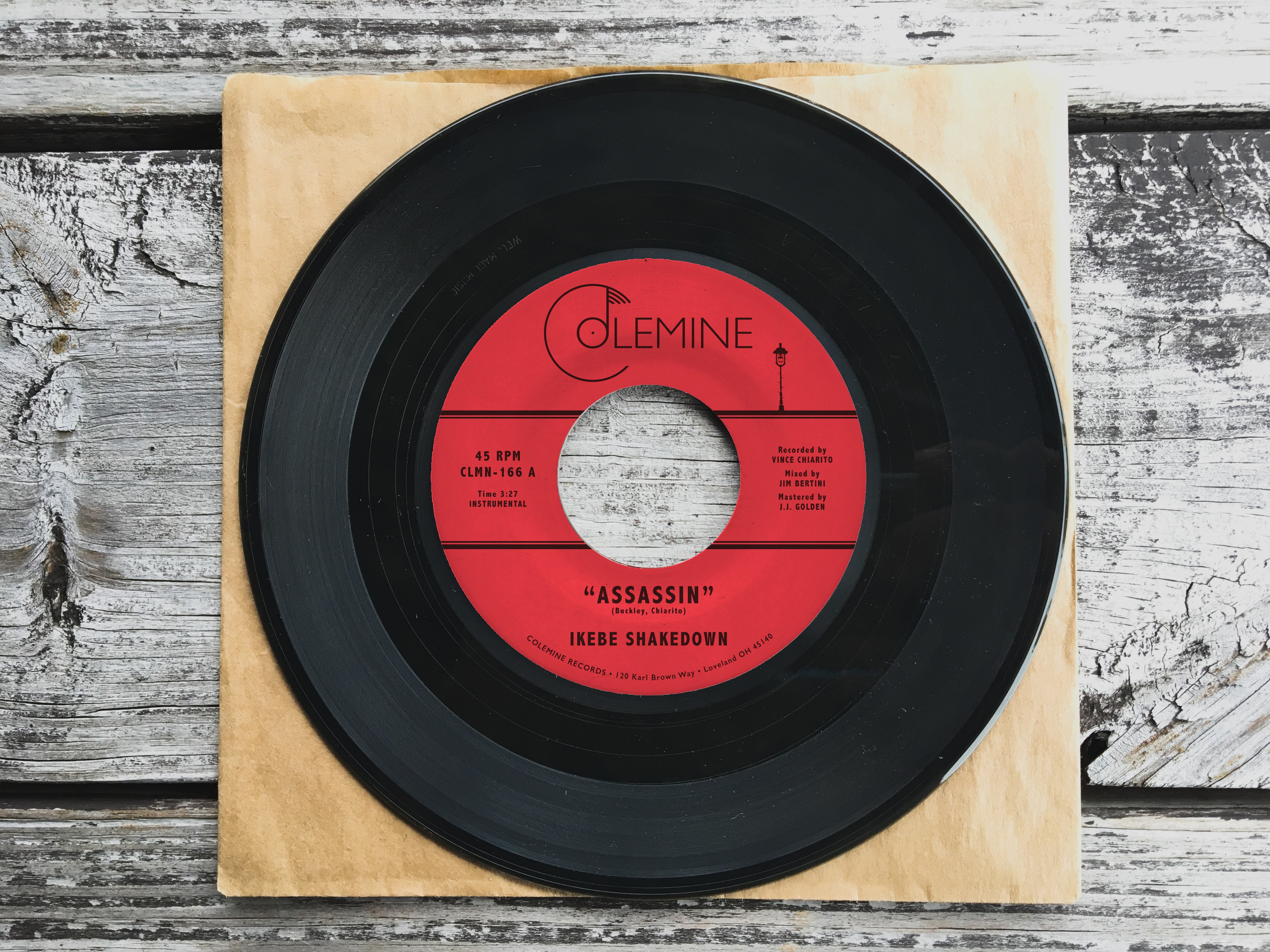 Ikebe Shakedown Assassin 45 tours vinyle noir soul