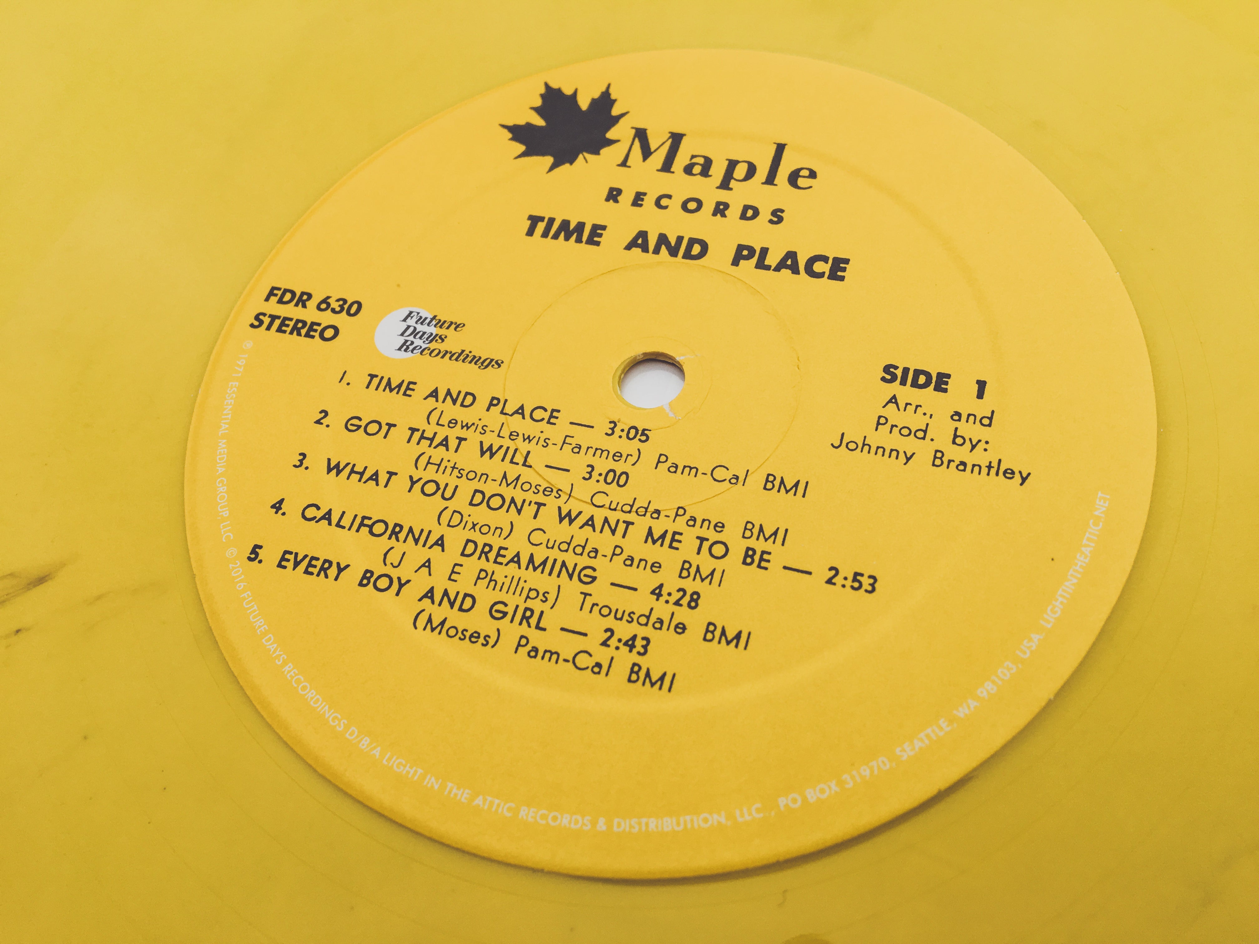 Friends of Colemine Lee Moses Time & Place LP funk jaune