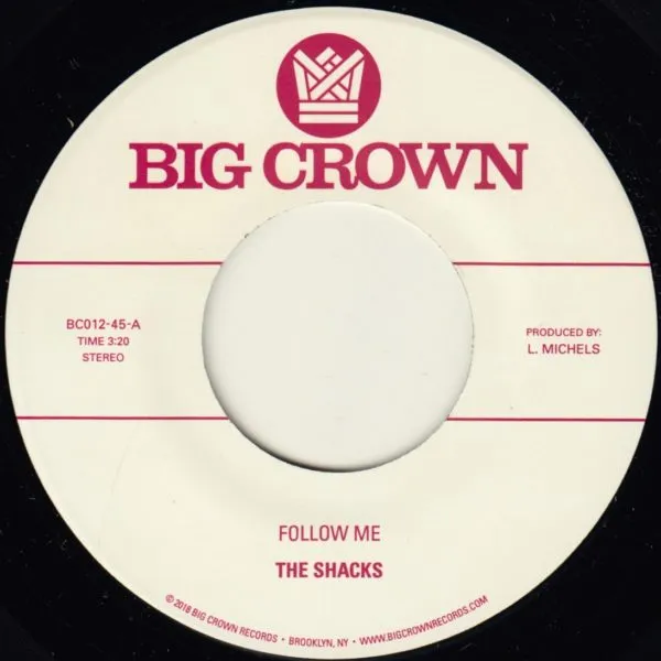 The Shacks Follow Me vinyle 7" 45 tours single pop