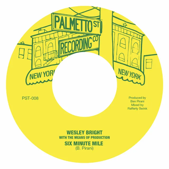 Wesley Bright Six Minute Mile 45 tours vinyle noir soul