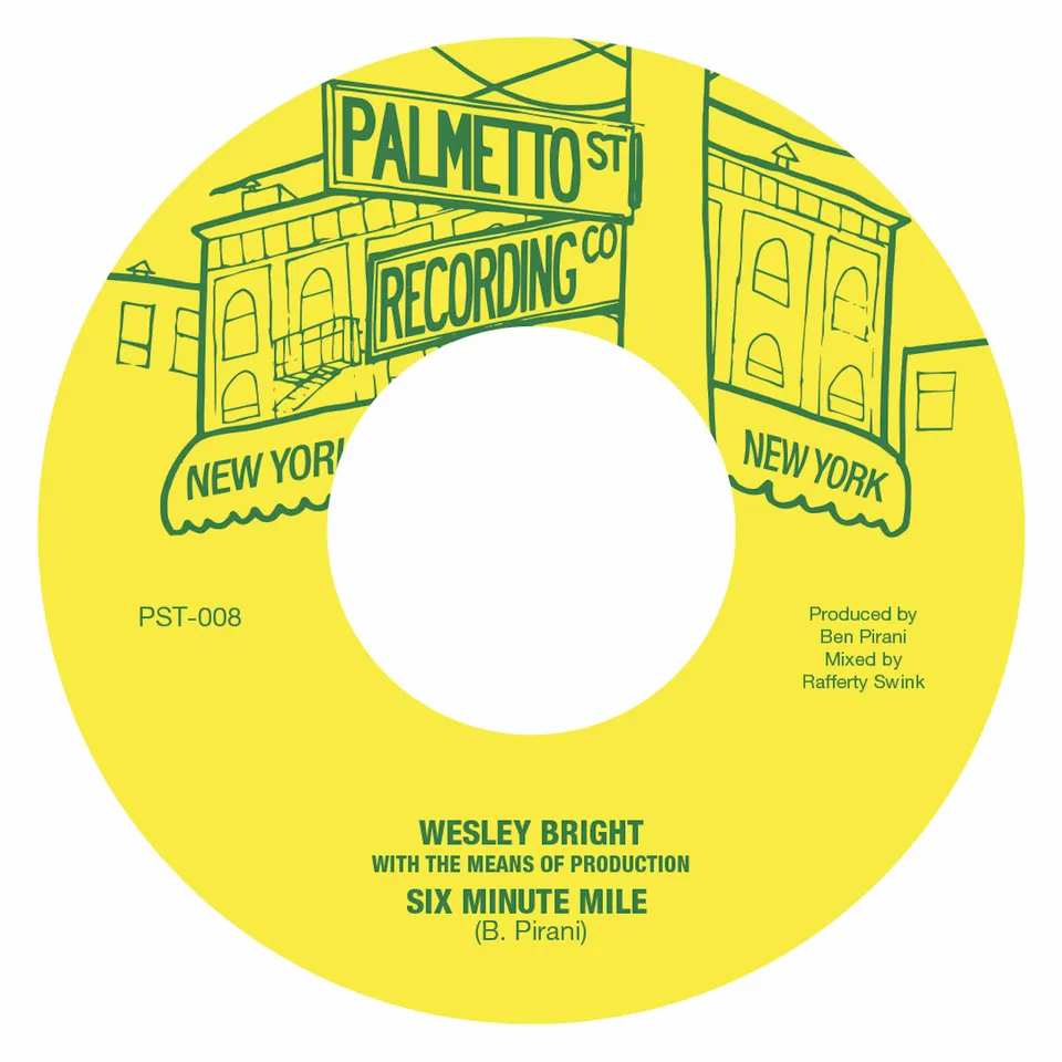 Wesley Bright Six Minute Mile 45 tours vinyle noir soul