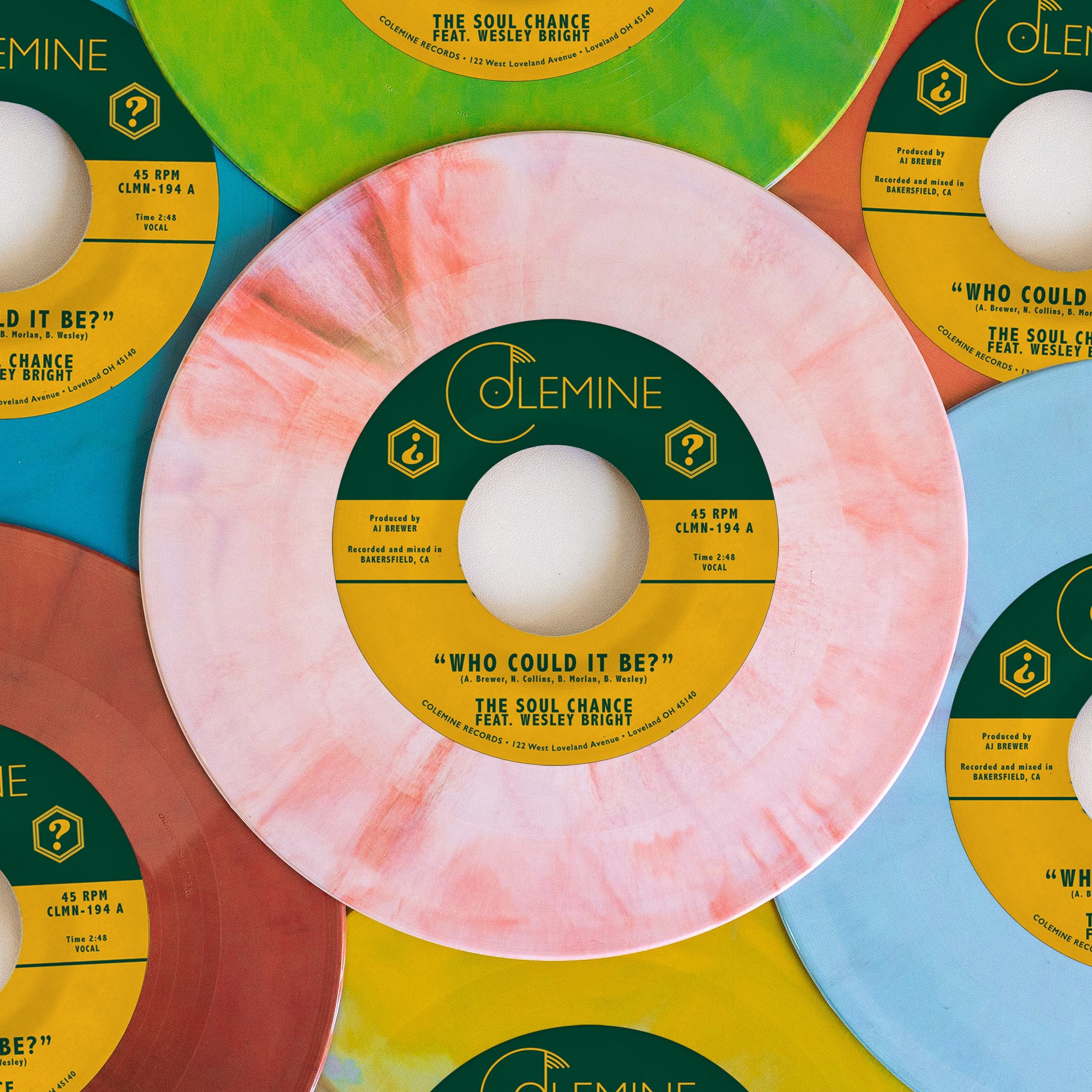Soul Chance Wesley Bright Who Could It Be 45T couleur