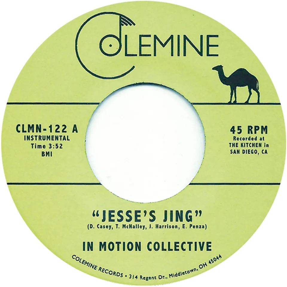 In Motion Collective Jesse's Jing 45 tours 7" afrobeat