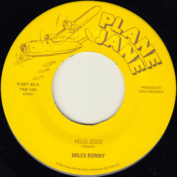 Big Crown Miles Bonny Hello Jesus 45T vinyle 7 pouces