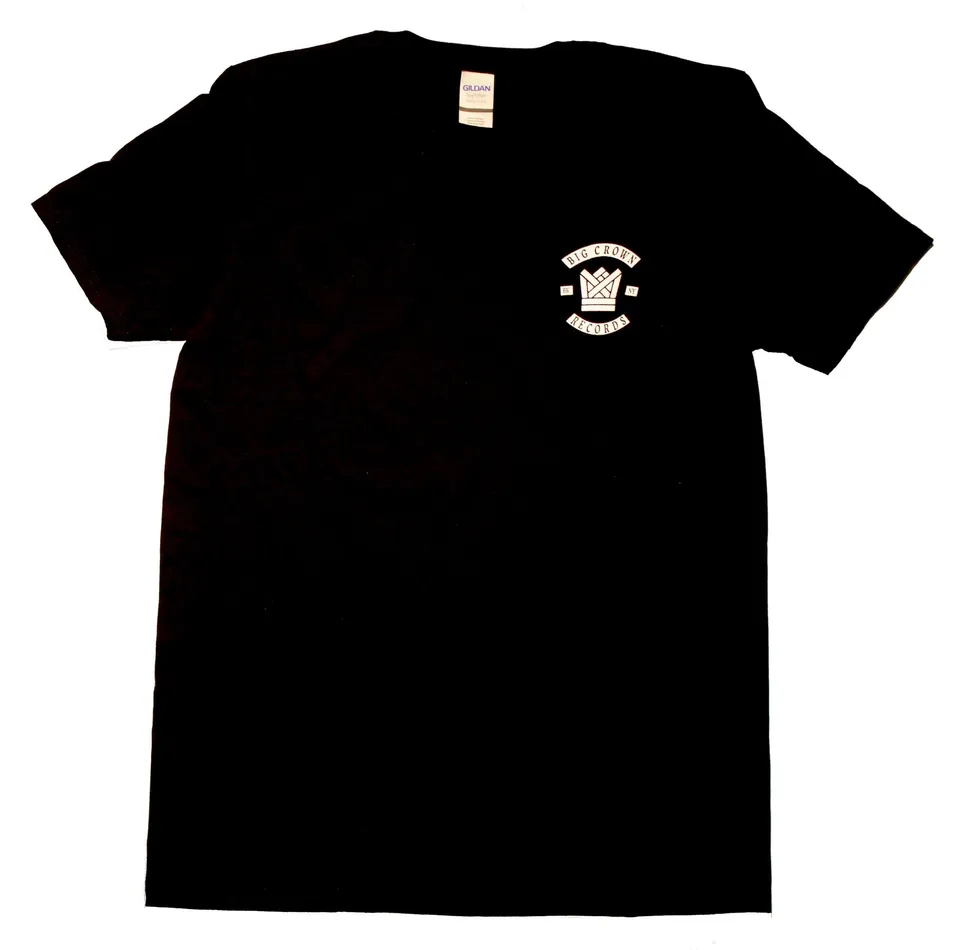 Big Crown Breast Logo t-shirt noir Gildan Softstyle