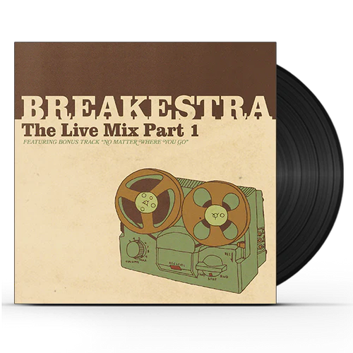 Breakestra Live Mix Part 1 LP vinyle noir hip-hop funk