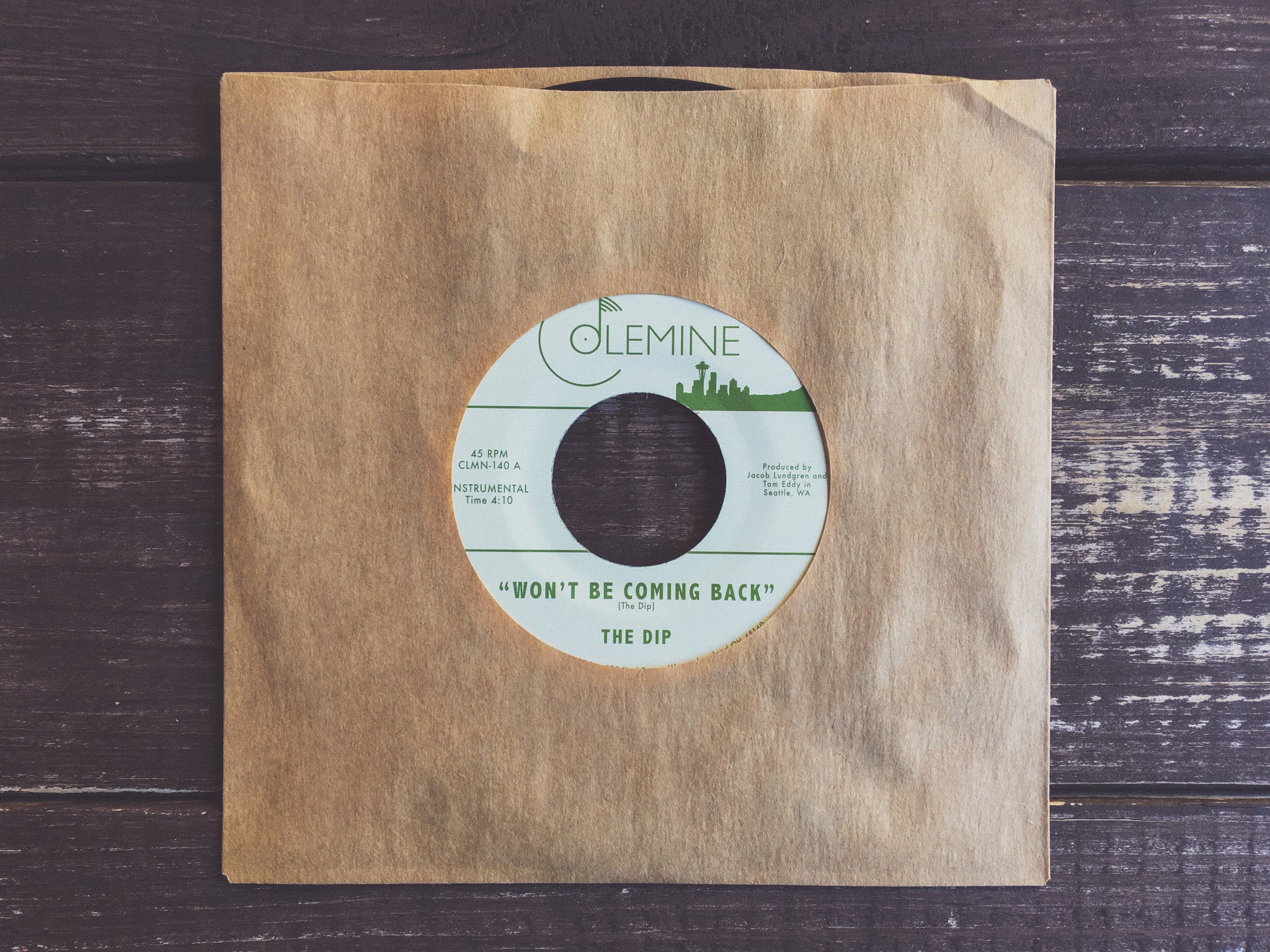 The Dip Won't Be Coming Back vinyle 45 soul
