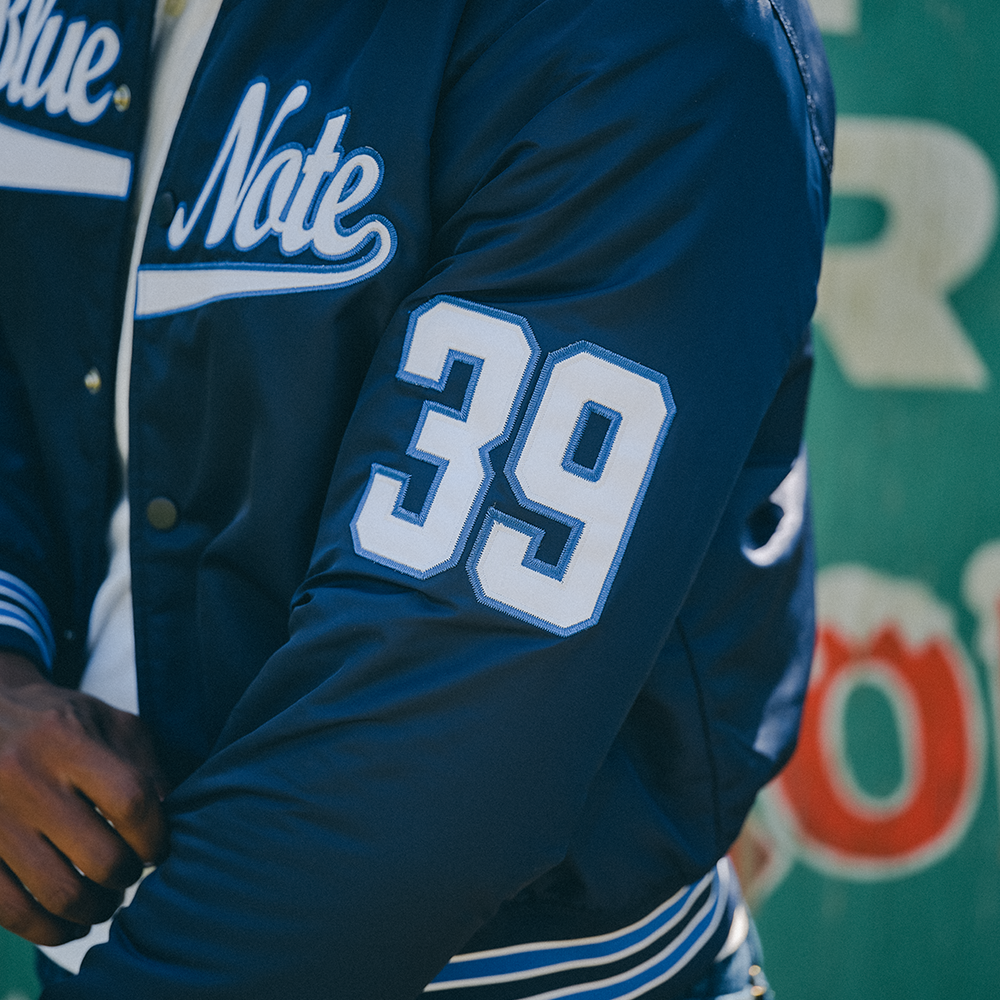 Blue Note Baseball Dugout veste nylon matelassée