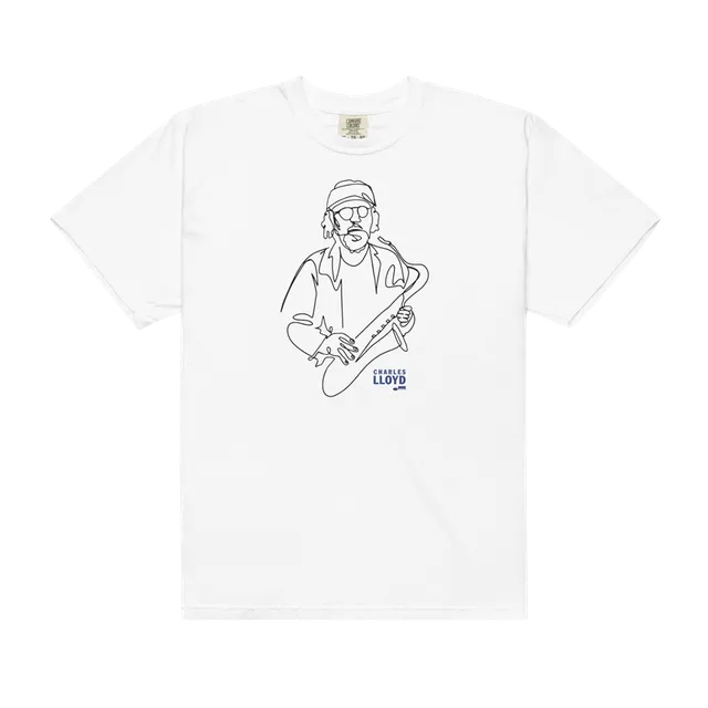 Blue Note Charles Lloyd T-Shirt Blanc Coton Taille L