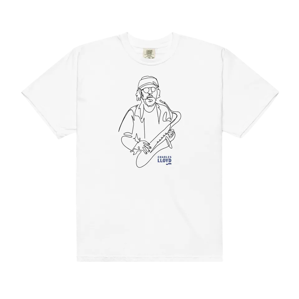 Blue Note Charles Lloyd T-Shirt Blanc Coton Taille L