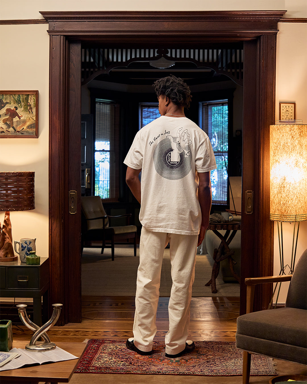 Blue Note Merch Vintage Catalog T-shirt coton blanc L