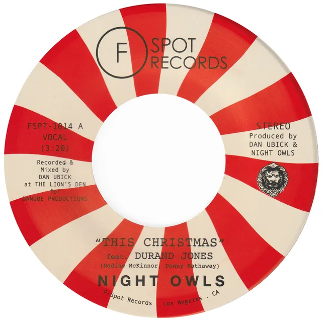 Night Owls This Christmas 45T vinyle noir Durand Jones