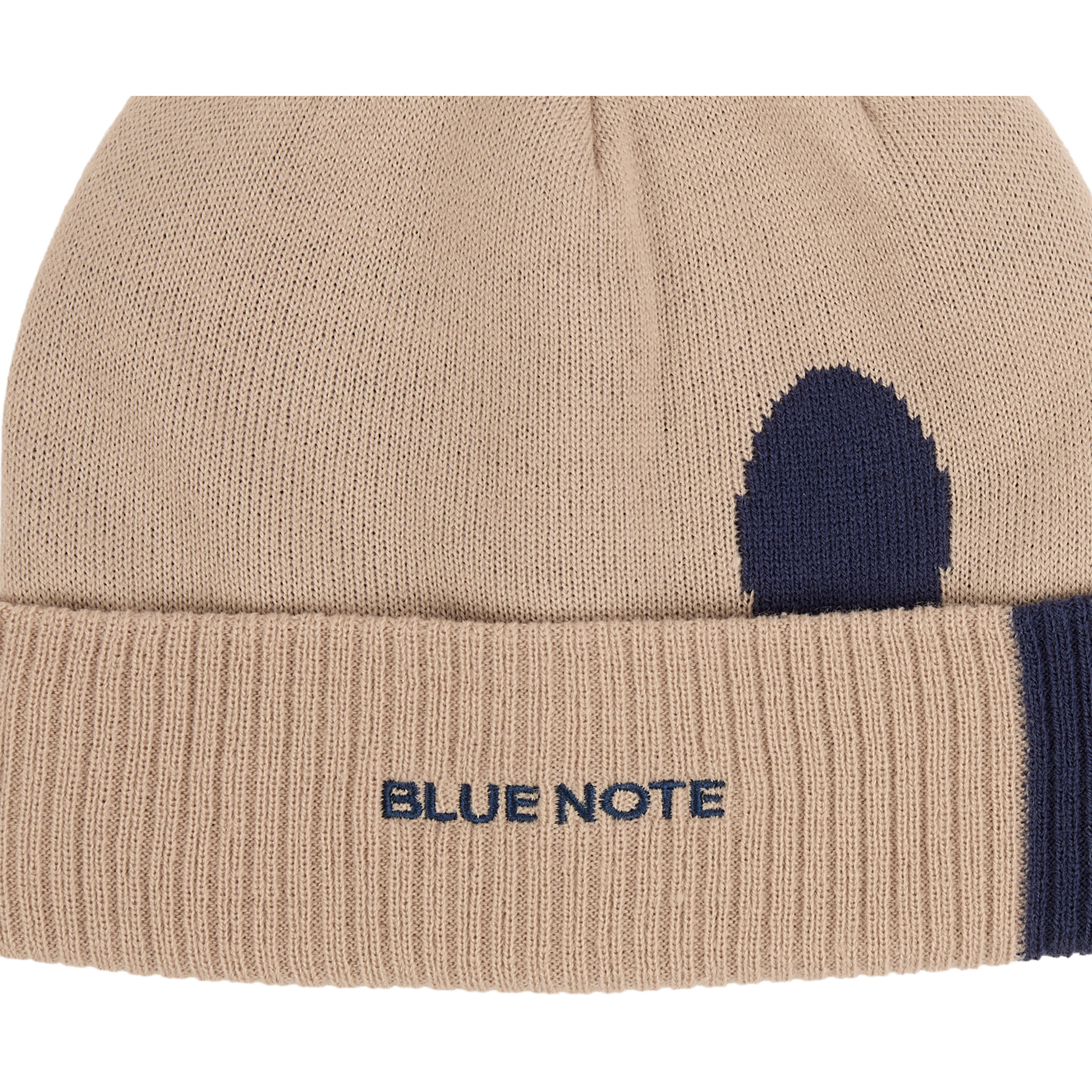 Blue Note bonnet beige brodé taille unique