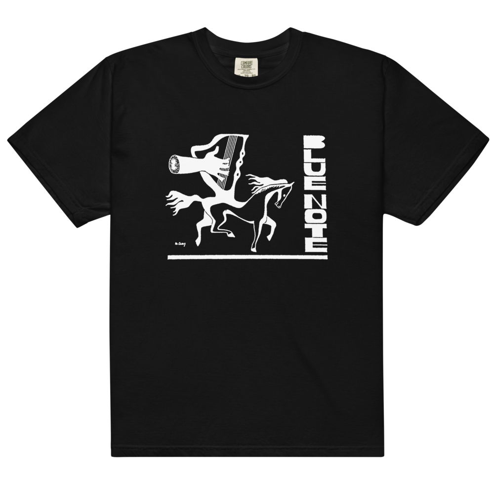 Blue Note Harpsichord T-shirt coton blanc et noir