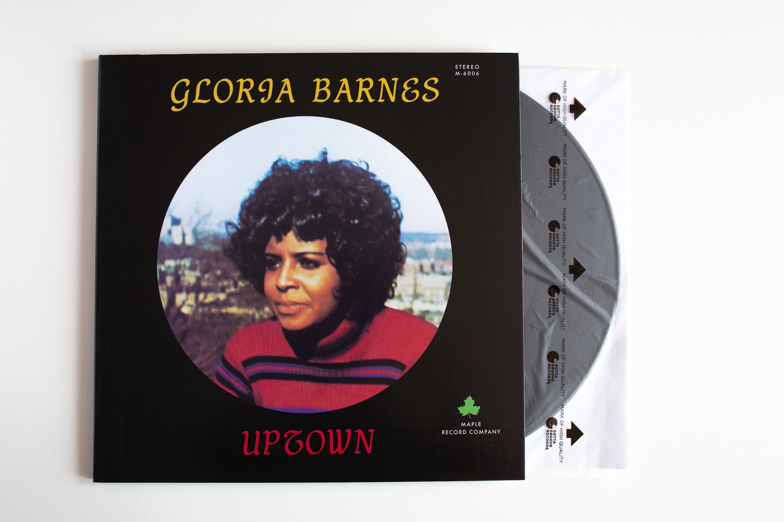 Gloria Barnes Uptown LP vinyle réédition deep soul 1971