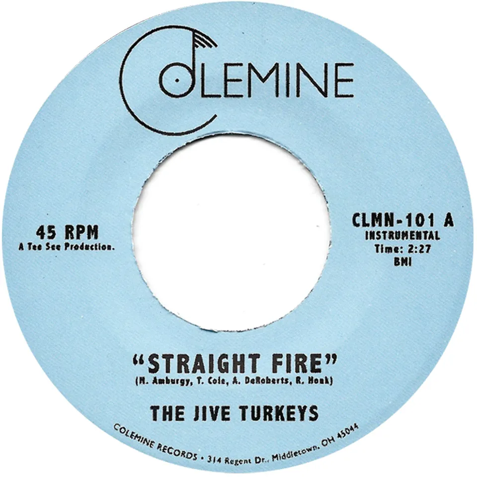 The Jive Turkeys Straight Fire 45 tours vinyle funk