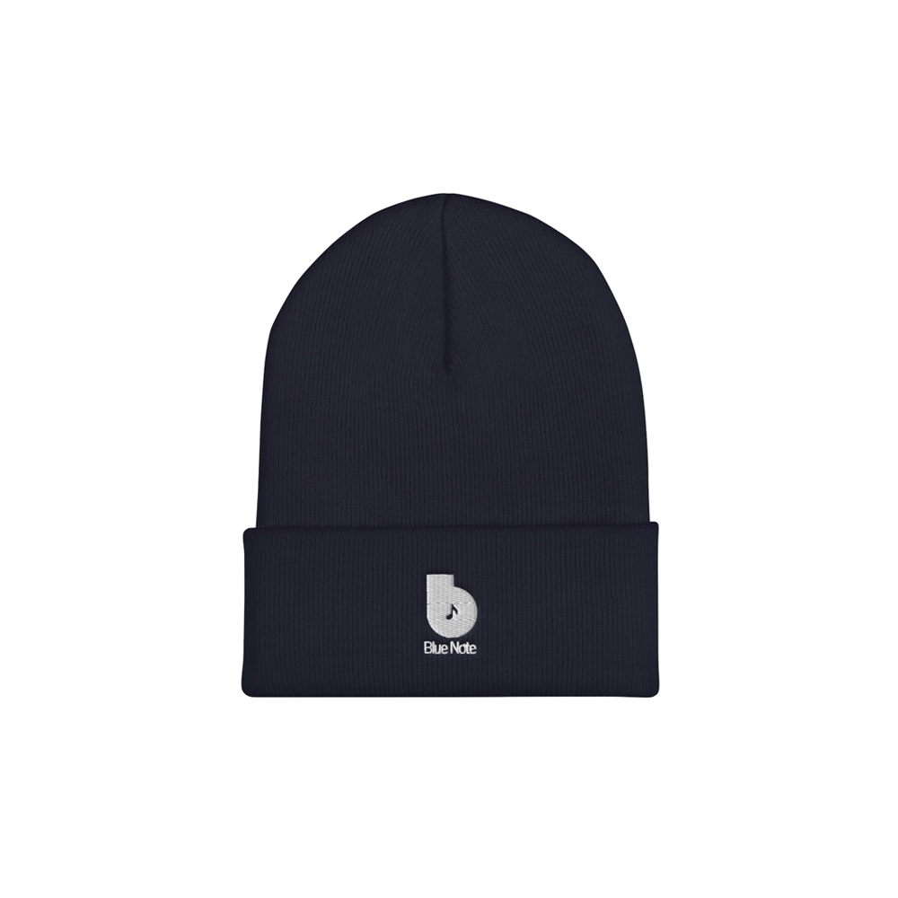 Blue Note B Logo Beanie bonnet noir brodé