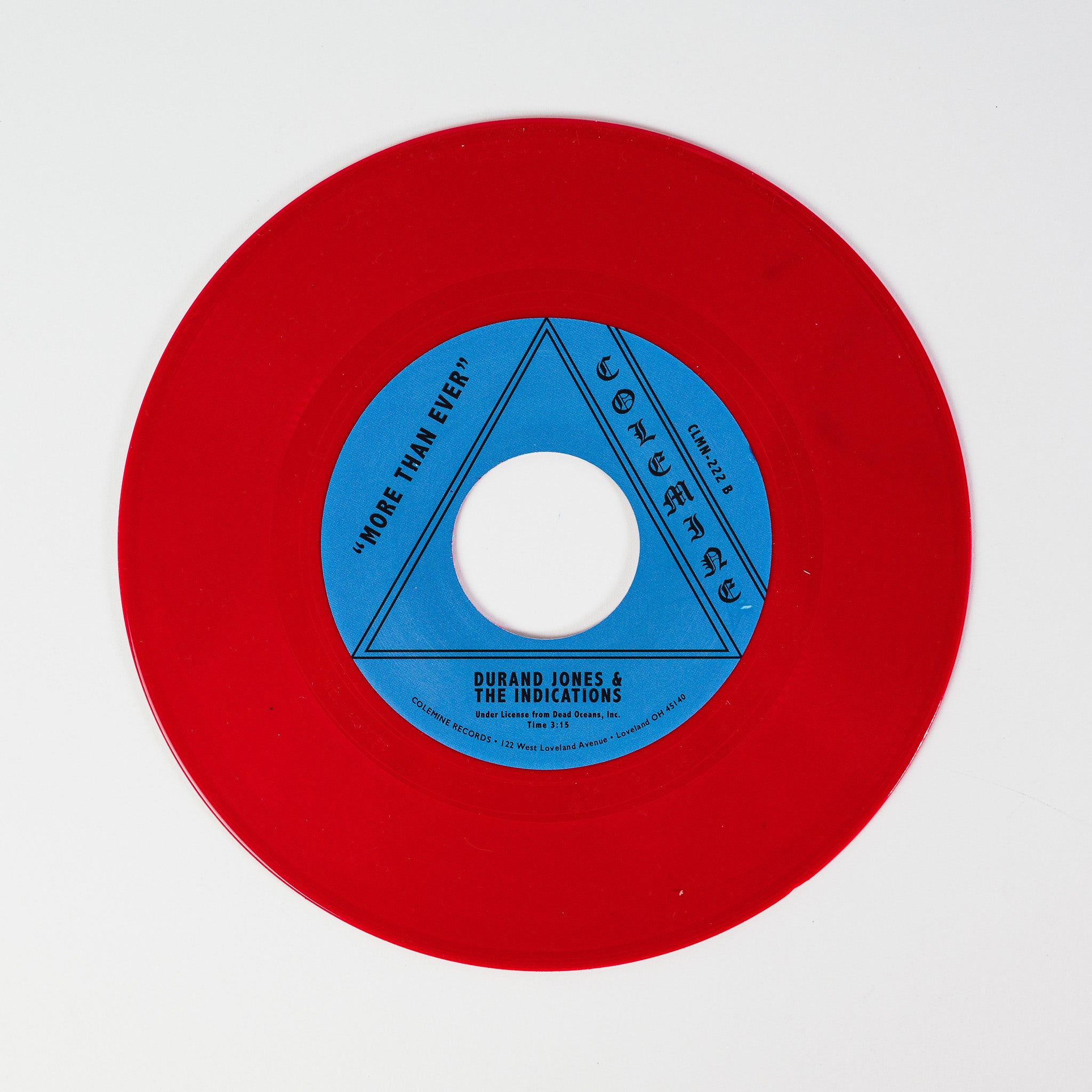 Durand Jones Ride or Die 45T vinyle noir retro-soul