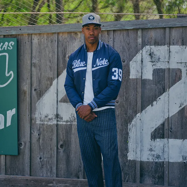 Blue Note Baseball Dugout veste nylon matelassée
