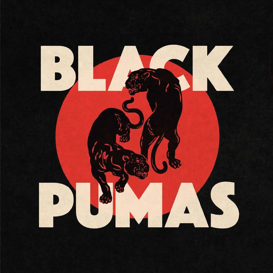 Black Pumas Black Pumas vinyle LP blanc opaque soul