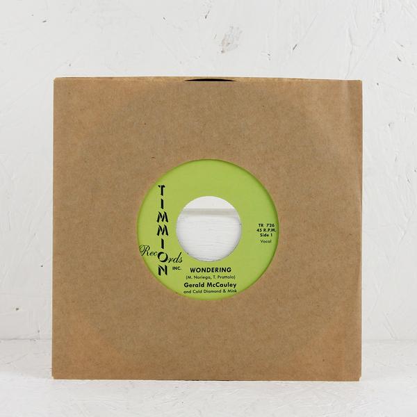 Gerald McCauley Wondering 45 tours single soul Timmion