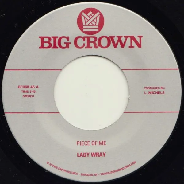 Lady Wray Piece Of Me 45t vinyle single soul femme