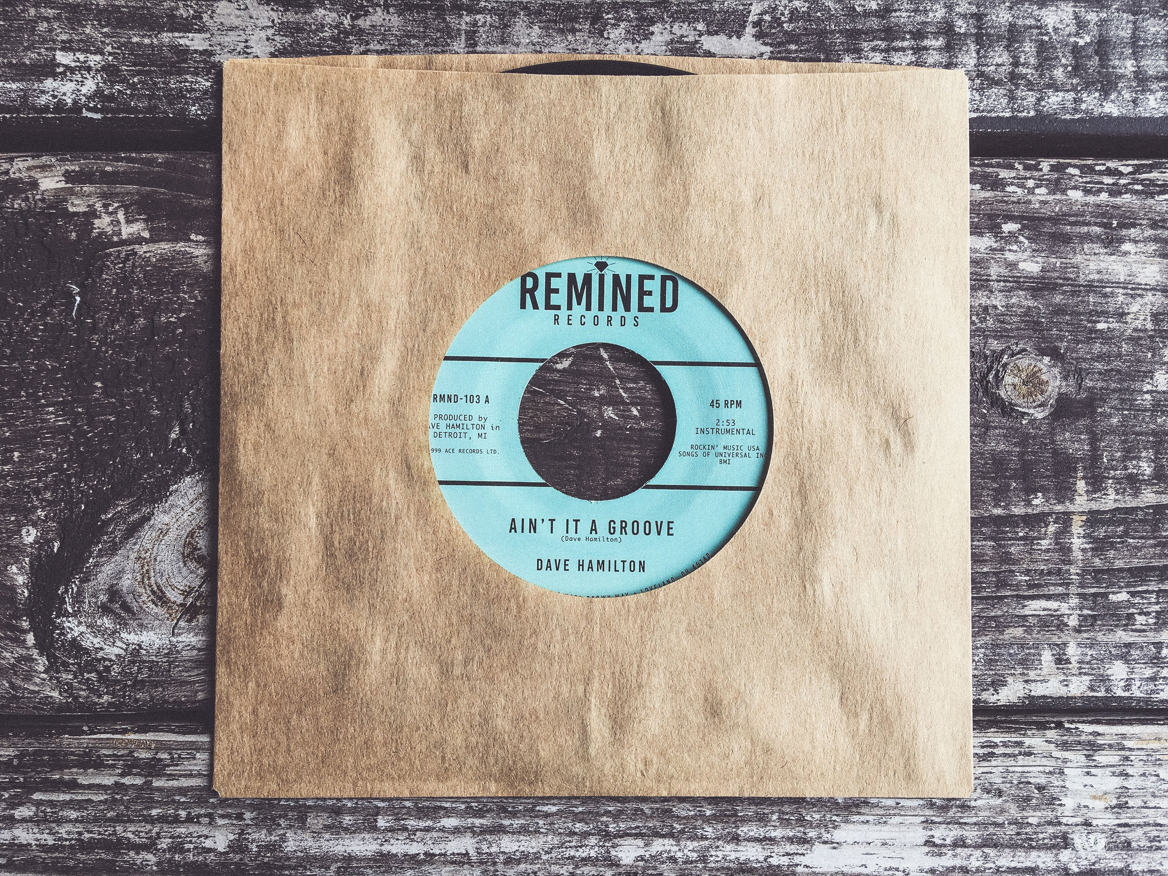 Dave Hamilton Ain't It A Groove 45 tours soul