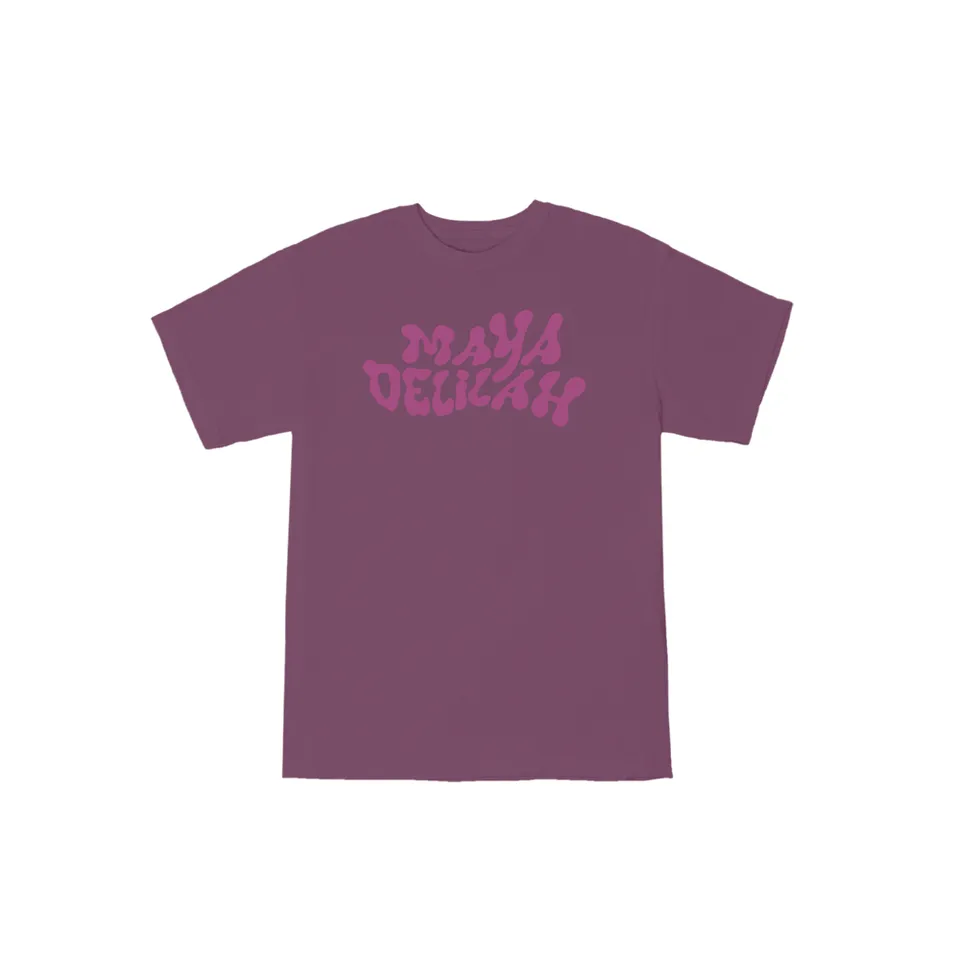 Blue Note Maya Delilah Logo Tee t-shirt Berry coton