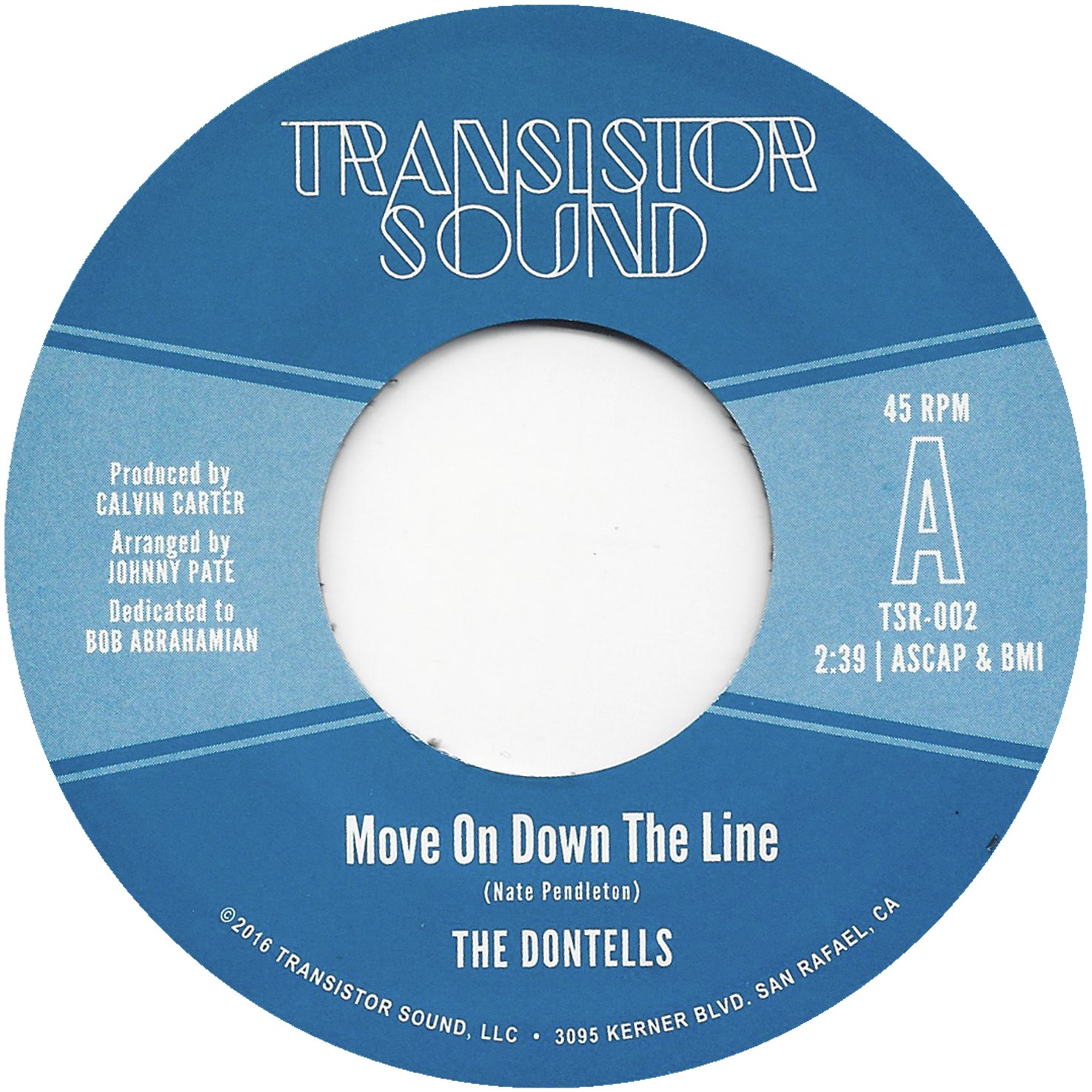 The Dontells Move On Down The Line vinyle 45T