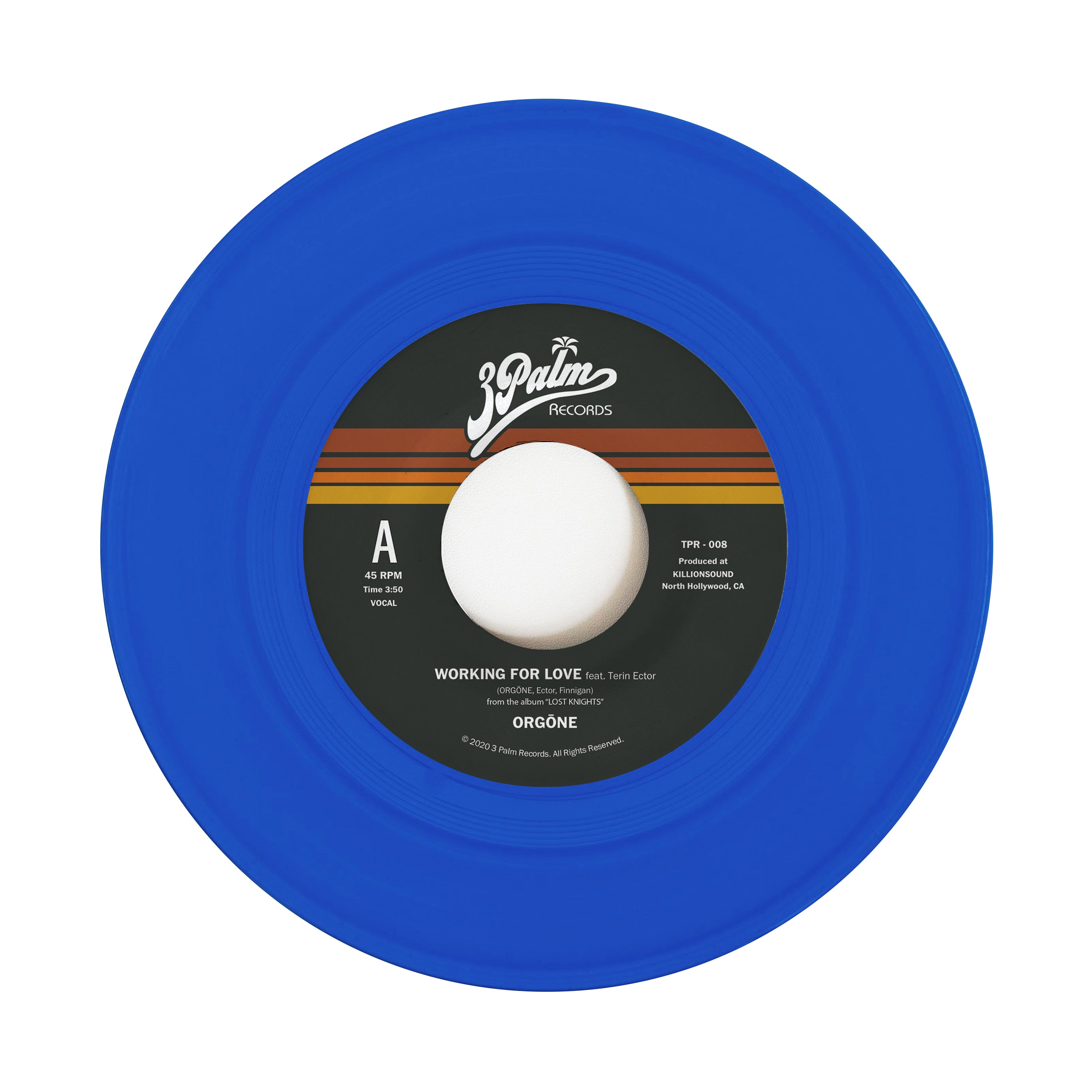 Orgone Working For Love 45 tours vinyle 7" noir funk soul