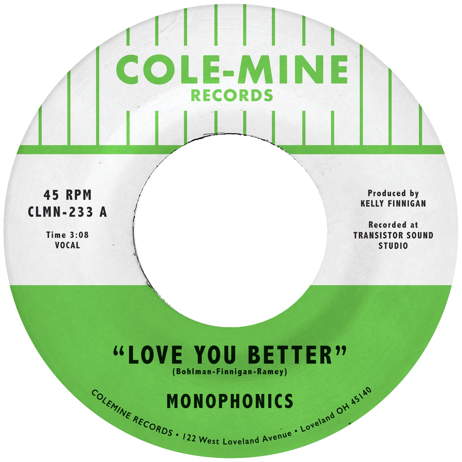 Monophonics Love You Better vinyle 7" naturel psych soul