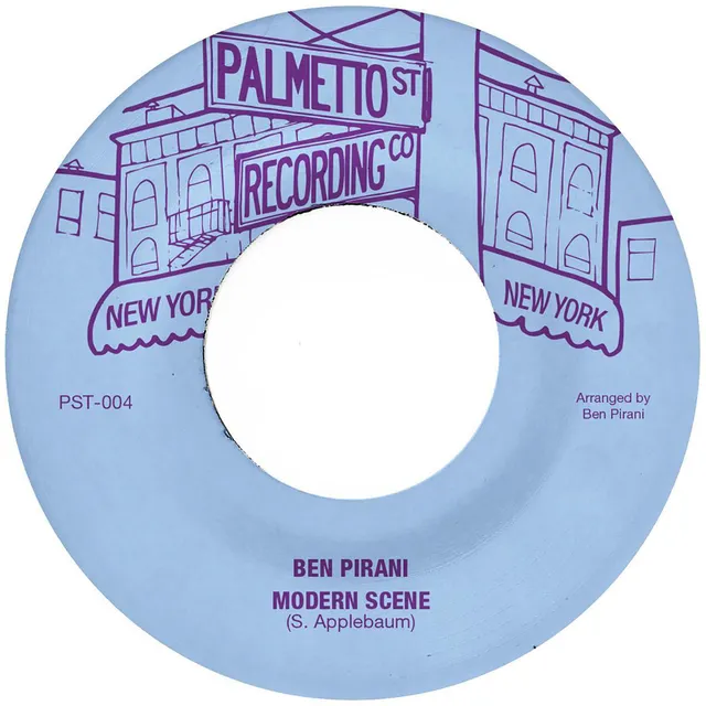 Ben Pirani Ghost Funk Orchestra Modern Scene 45t noir