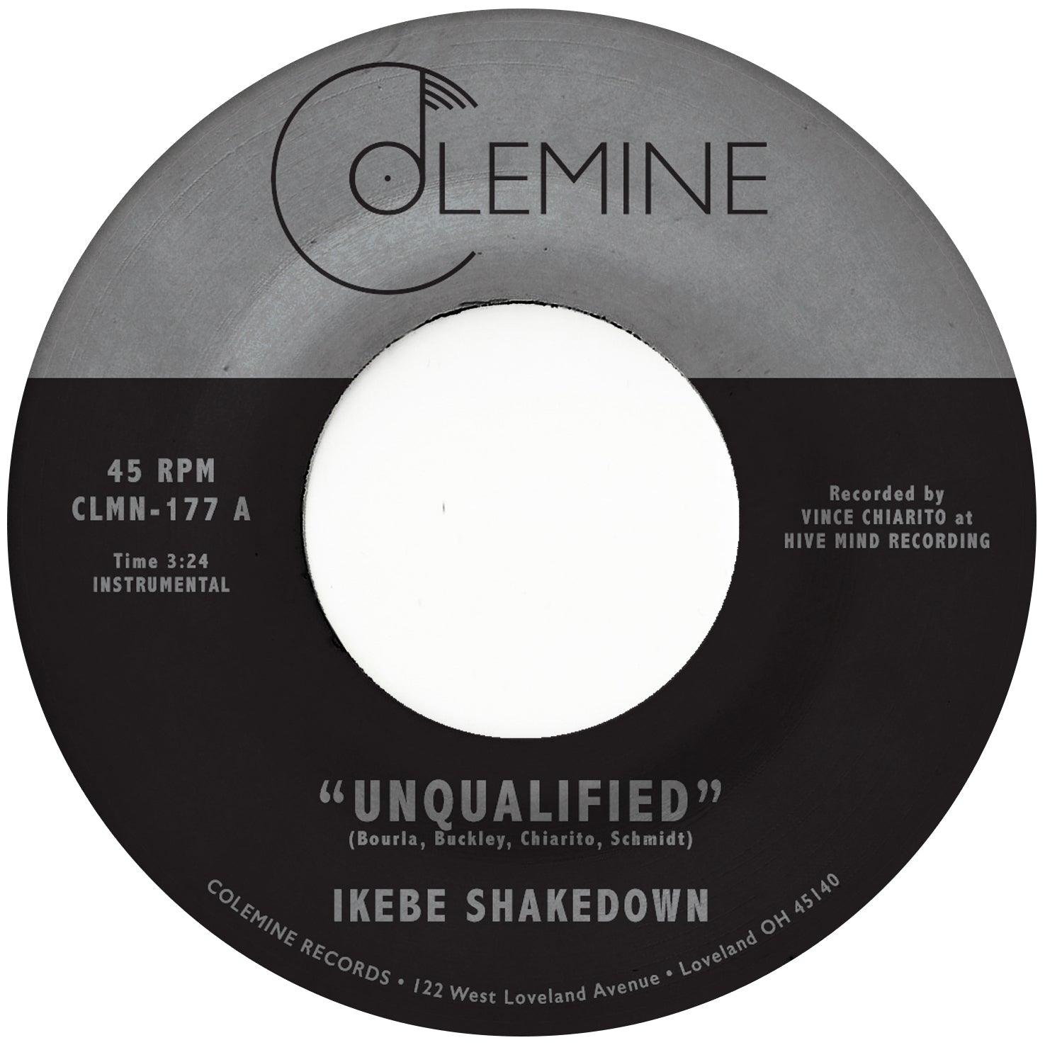 Ikebe Shakedown Unqualified 45 tours vinyle rose 7 pouces