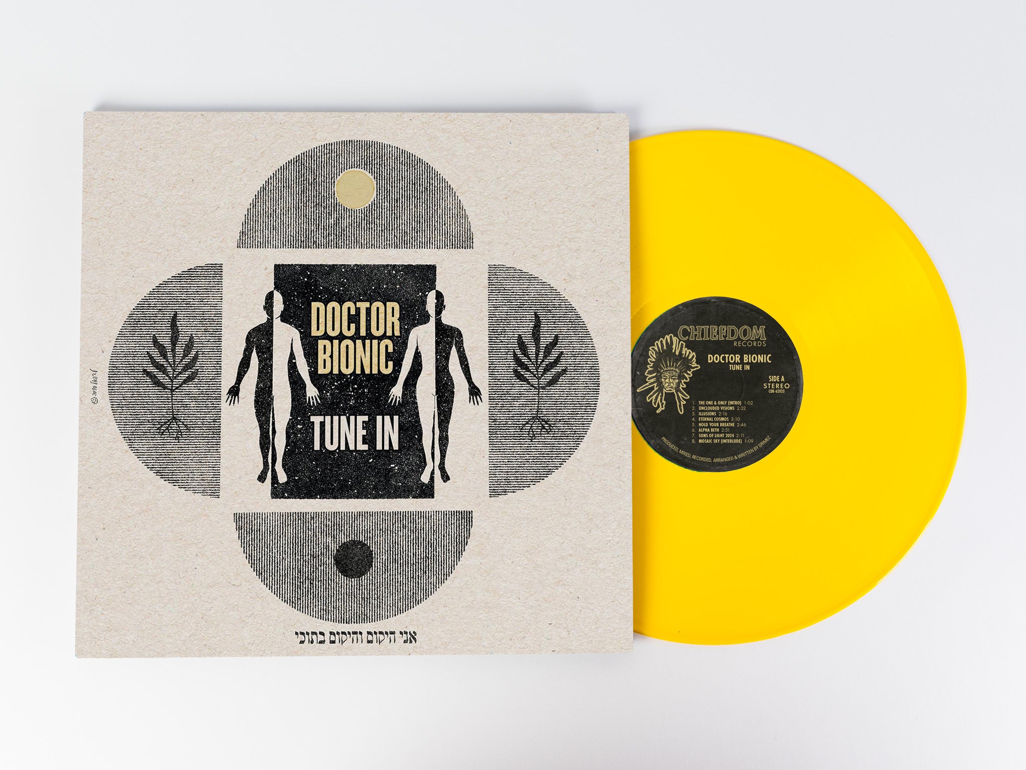 Doctor Bionic Tune In vinyle LP jaune opaque funk instrumental