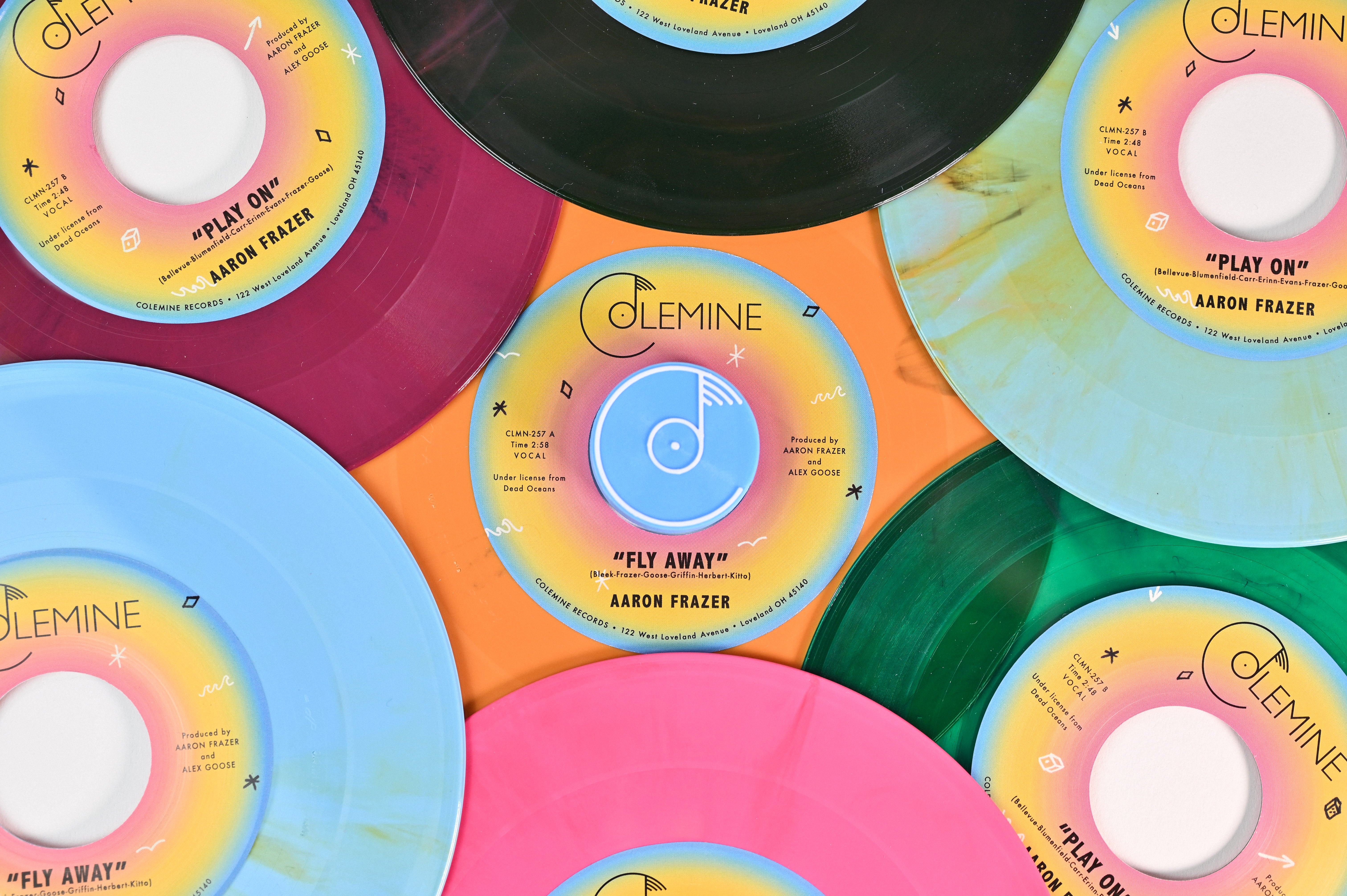 Aaron Frazer Fly Away 45T vinyle couleur sweet soul