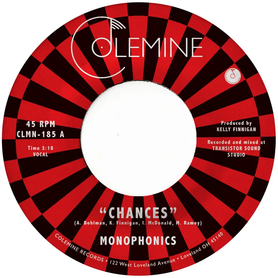 Colemine Monophonics Chances 45 tours vinyle vert psych soul
