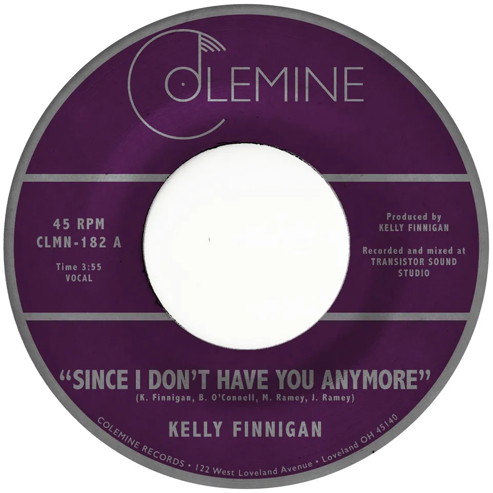 Kelly Finnigan Since I Don't Have You 45T vinyle clear