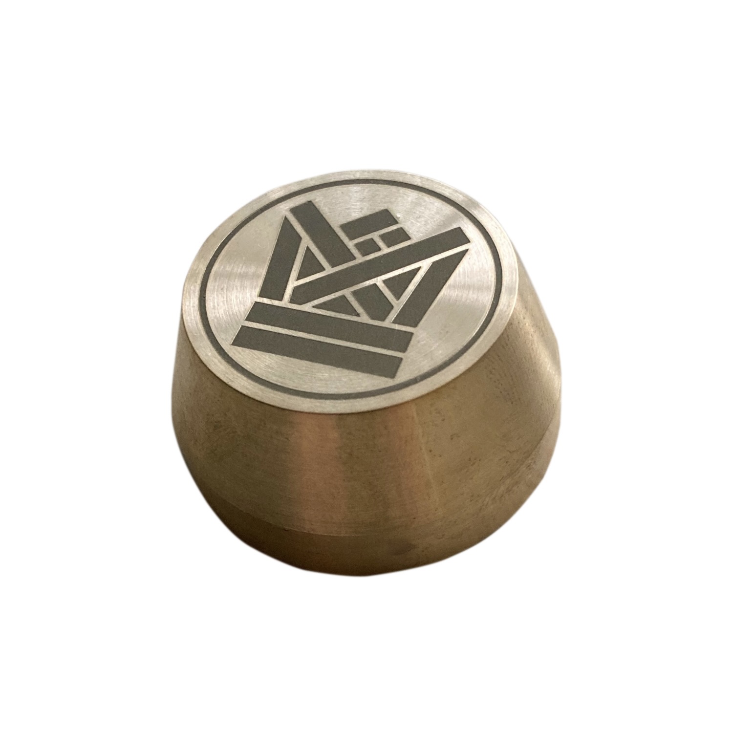 Big Crown 45 Adapter adaptateur vinyle bronze acier 147 g