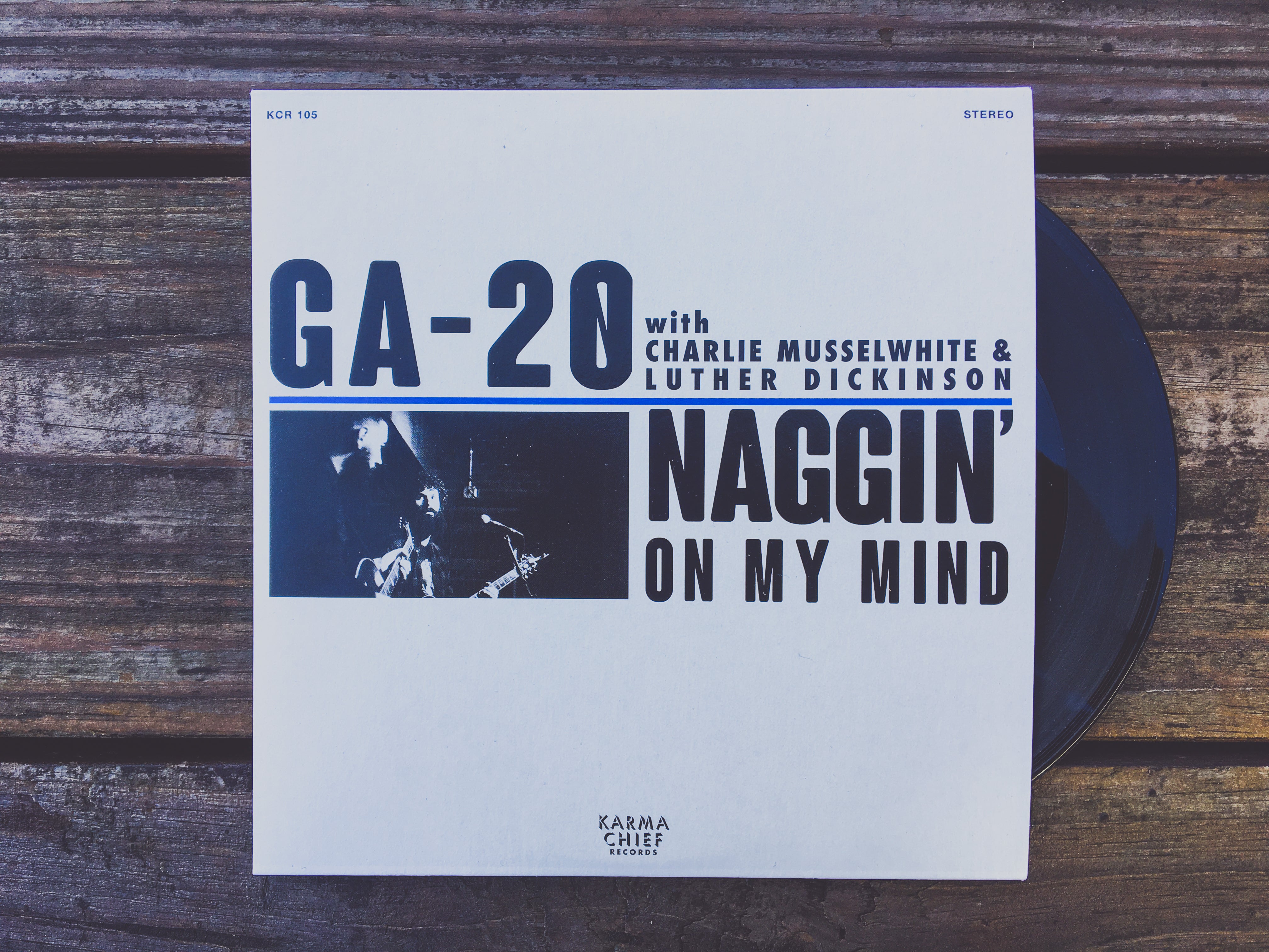 GA-20 Naggin' On My Mind 45 tours vinyle blue