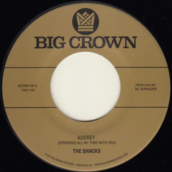 The Shacks Audrey 45 tours 7 pouces Fly Fishing