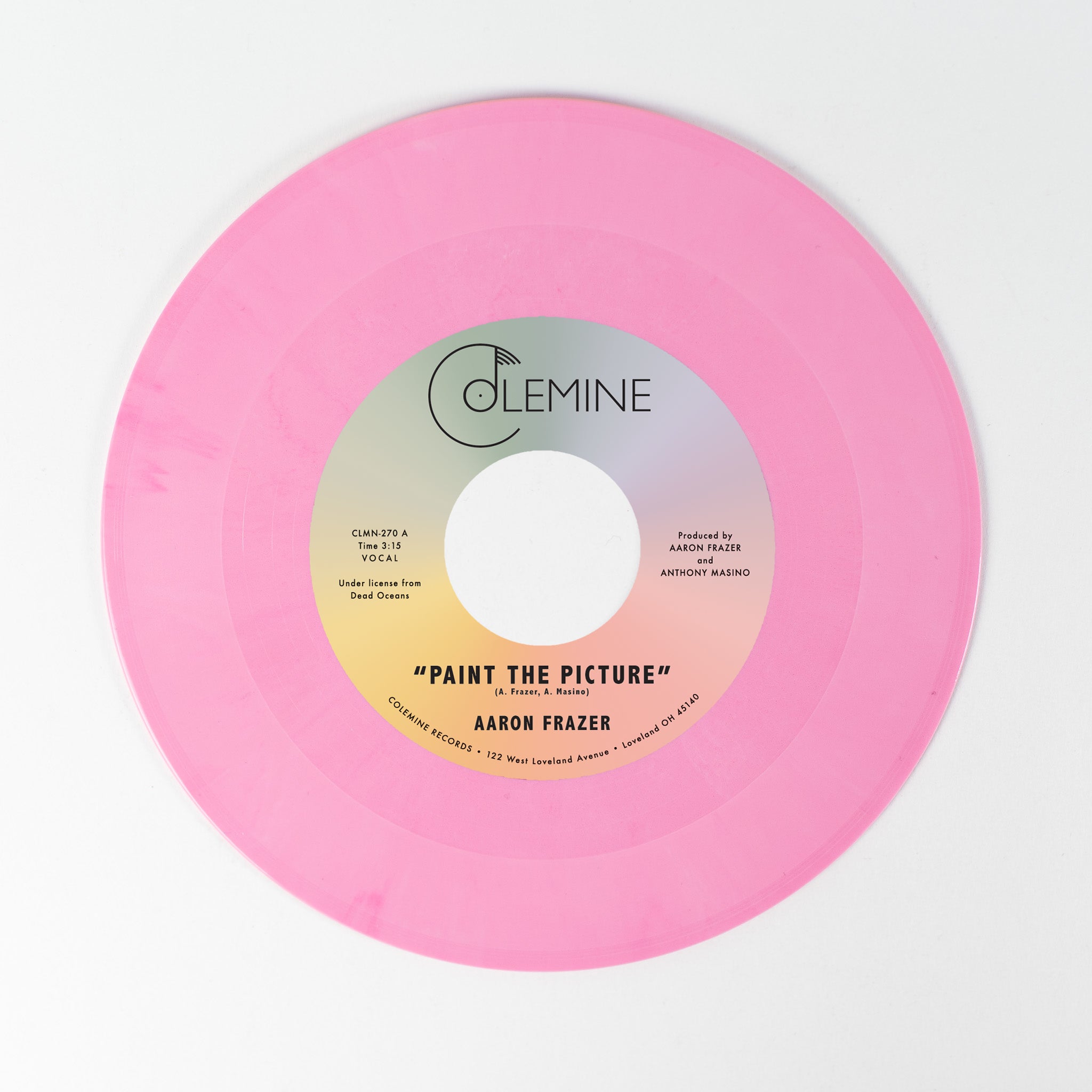 Aaron Frazer Paint The Picture 45T vinyle bubblegum mix