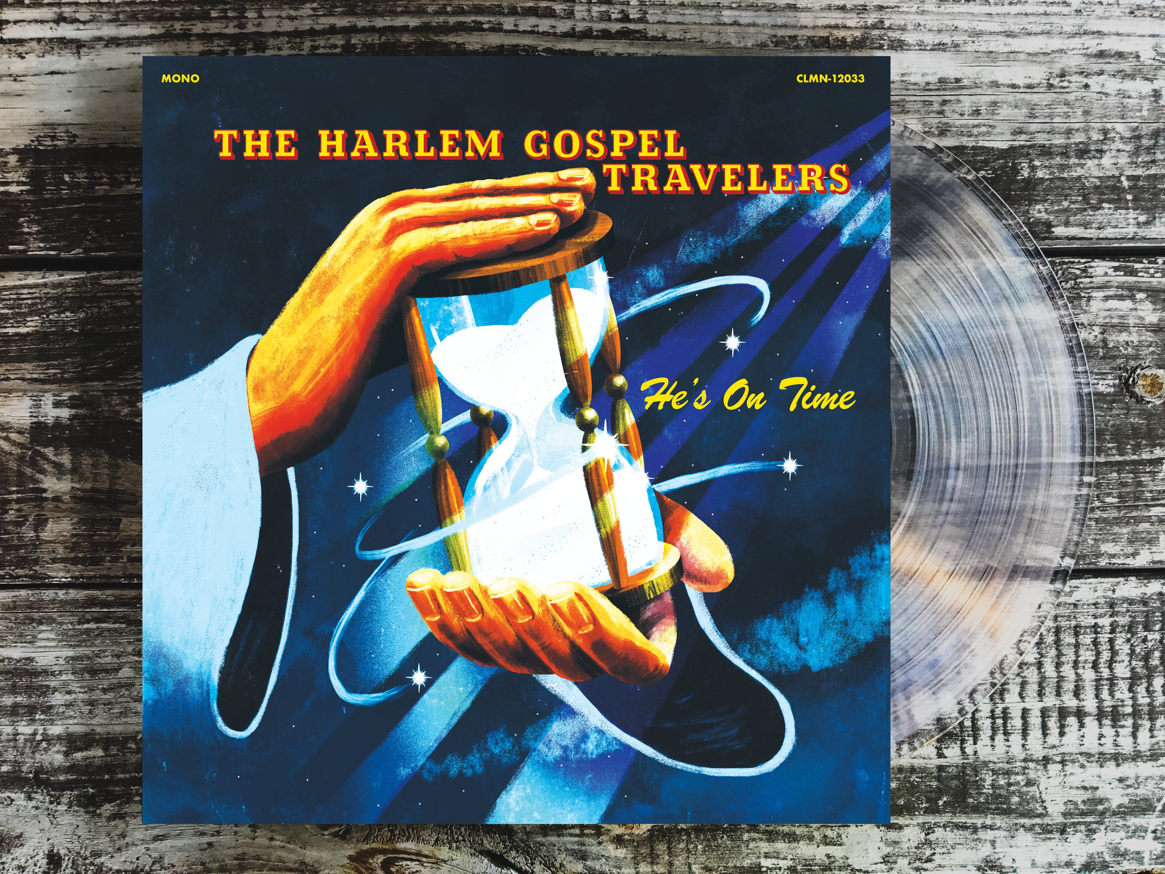 Harlem Gospel Travelers He's On Time LP vinyle clear soul